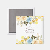 Aimant Fête des mariées d'abeilles (Recto/Verso)