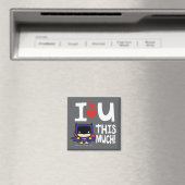 Aimant Fête des mères de batgirl | Je T'Aime Tant ! (In Situ (Lave-vaisselle))