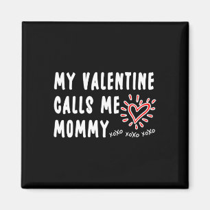 Aimant Fête des mères de la Saint-Valentin Mon Valentin m