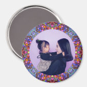 Aimant Fête des mères maman maman maman bébé garçon Photo (Recto/Verso)