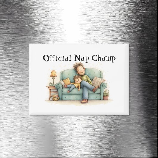 Aimant Fête des pères officielle de Champ Nap