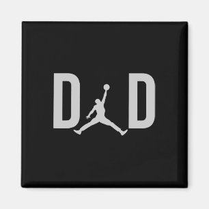 Aimant Fête des pères papa de basket-ball