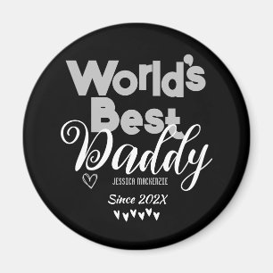 Aimant Fête des pères personnalisée, le meilleur cadeau p