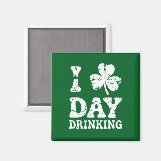 Aimant Fête drôle de la Saint-Patrick Boisson drôle de St (Recto/Verso)