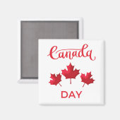 Aimant Fête du Canada (Recto/Verso)