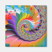 Aimant Fête du jardin d'été (Devant)