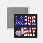 Aimant Fête du travail (Recto/Verso)