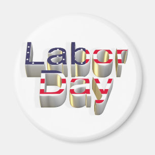 Aimant Fête du Travail - 6 septembre