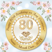 Aimant Fête Faveurs pour 80e Anniversaire Idées, pas cher