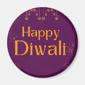 Aimant Fête joyeuse de Diwali (Devant)
