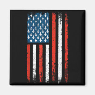 Aimant Fête patriotique du 4 juillet Drapeau américain In