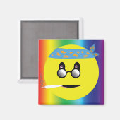 Aimant Fête sur Grin Cool Dude (Recto/Verso)