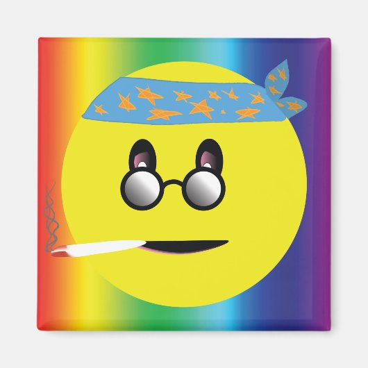 Aimant Fête sur Grin Cool Dude (Devant)