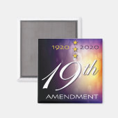 Aimant Fêter 2020...le 19e amendement (Recto/Verso)