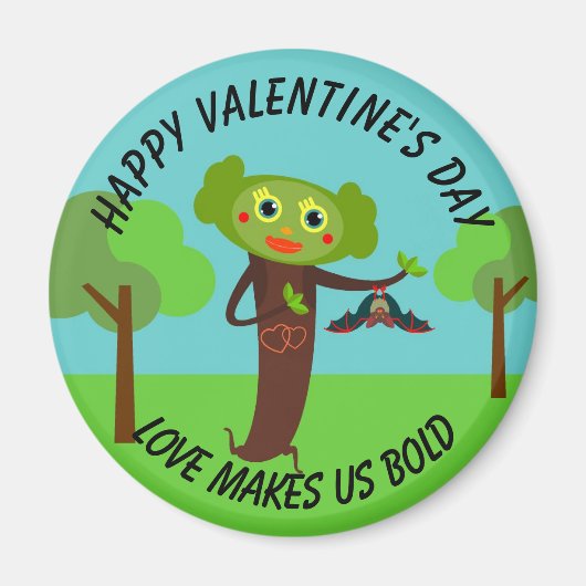 Aimant Fêtes de Saint Valentin pour enfants (Devant)