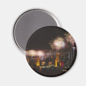 Aimant Feu d'artifice à Houston Texas (Recto/Verso)