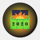 Aimant Feu de benne personnalisable 2020 (Devant)