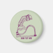 Aimant Feu de circulation triste (Devant)