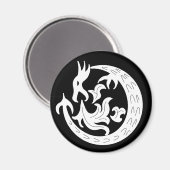 Aimant Feu de dragon (Recto/Verso)