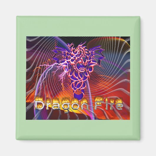 Aimant Feu de dragon (Devant)