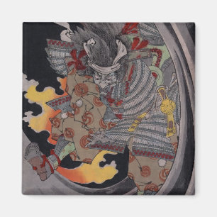 Aimant Feu d'enfer samouraï