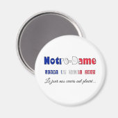 Aimant Feu Notre-Dame de Paris Jour du Souvenir (Recto/Verso)