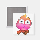 Aimant Feu rose (Recto/Verso)