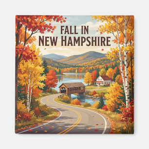Aimant Feuillage d'automne dans le New Hampshire