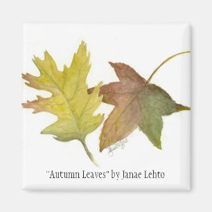 Aimant "Feuille d'automne" de Janae Lehto