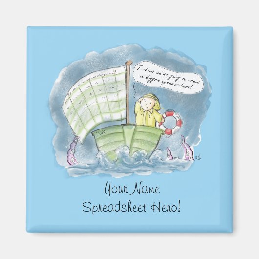 Aimant Feuille de calcul Héros Eaux de tempête (Devant)