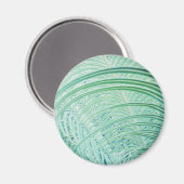 Aimant Feuille de palmier de plante verte douce (Recto/Verso)