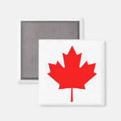 Aimant Feuille d'érable canadienne (Recto/Verso)