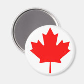 Aimant Feuille d'érable du Canada (Recto/Verso)