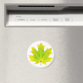Aimant Feuille d'érable vert jaune (In Situ (Lave-vaisselle))