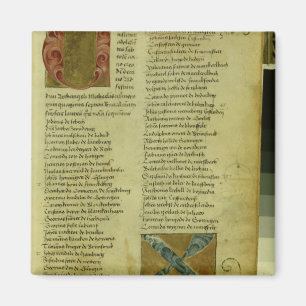 Aimant Feuille d'inscription de Martin Luther