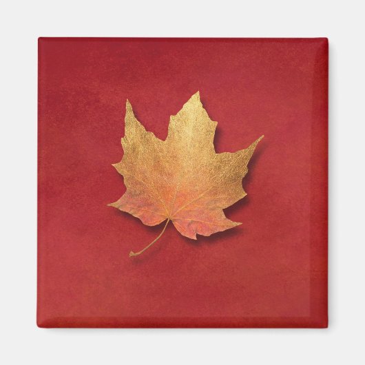 Aimant Feuille d'or (Devant)