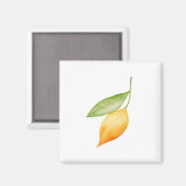 Aimant Feuille orange (Recto/Verso)