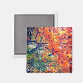 Aimant Feuille orange (Recto/Verso)