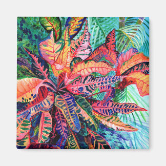 Aimant Feuille Tropical Hawaïen