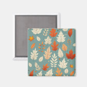 Aimant Feuilles automne/automne mignonnes (Recto/Verso)