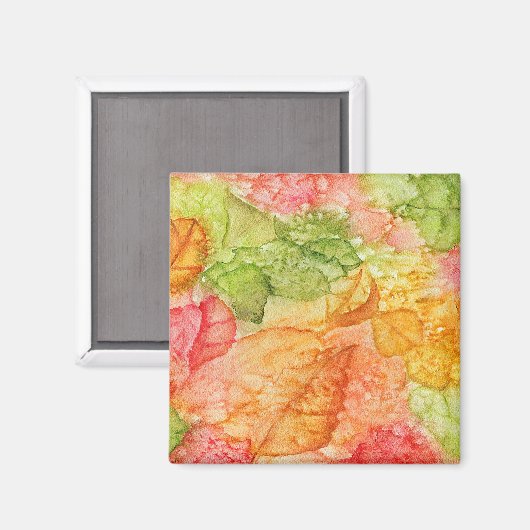 Aimant Feuilles d'automne (Recto/Verso)