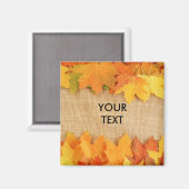 Aimant Feuilles d'automne (Recto/Verso)