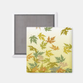 Aimant Feuilles d'automne (Recto/Verso)