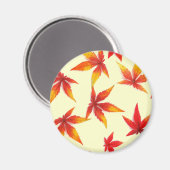 Aimant Feuilles d'automne (Recto/Verso)