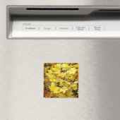 Aimant Feuilles d'automne jaunes (In Situ (Lave-vaisselle))