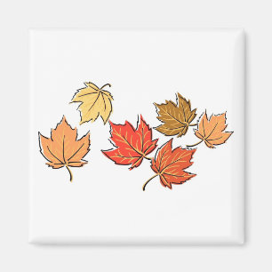 Aimant Feuilles de l'érable d'automne