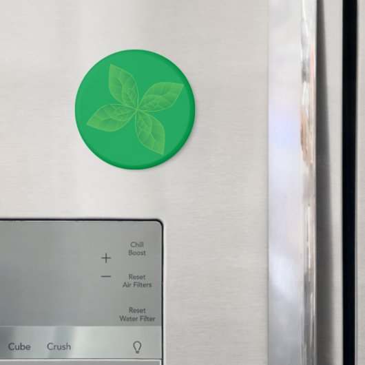 Aimant Feuilles de menthe (In situ (réfrigérateur))