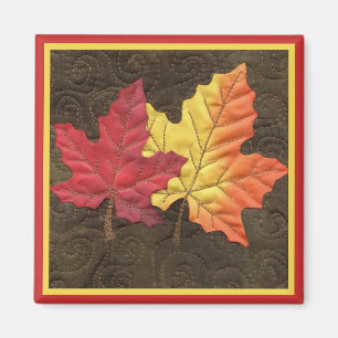 Aimant Feuilles d'érable à l'automne