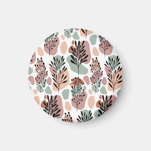 Aimant Feuilles et formes organiques (Devant)