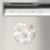 Aimant Feuilles stylisées 4 (In Situ (Lave-vaisselle))